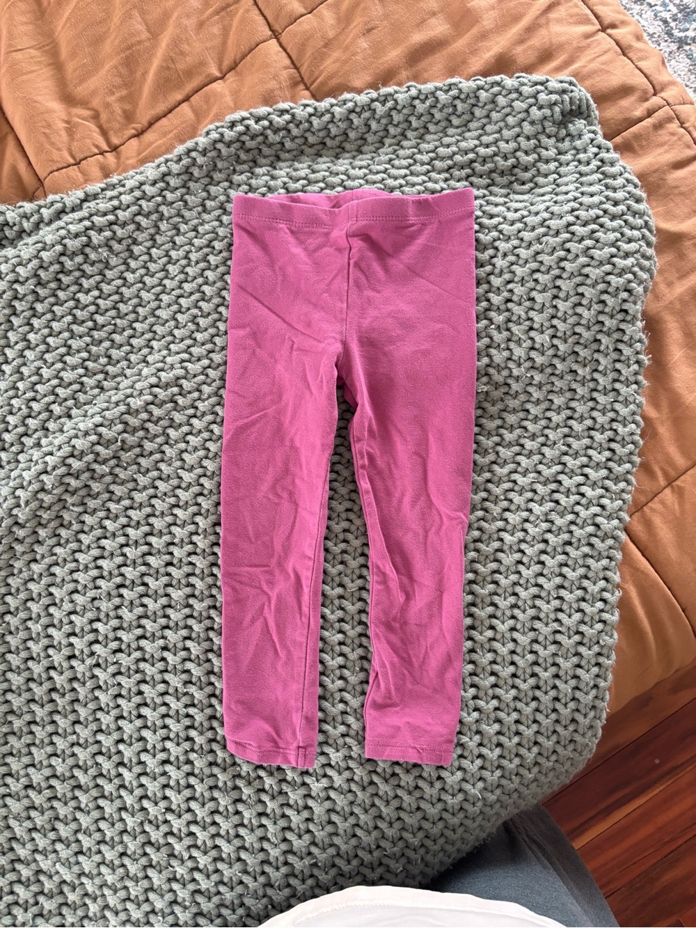garanimals mauve cotton blend leggings for toddler